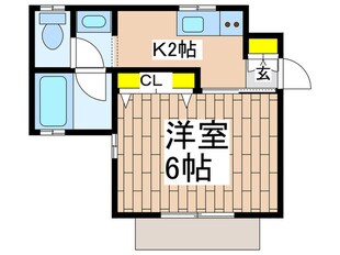 ケ－テスの物件間取画像